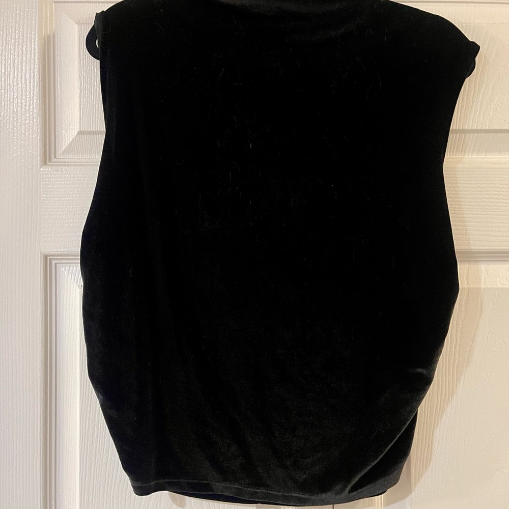 a new day Black Velvet Tank Top